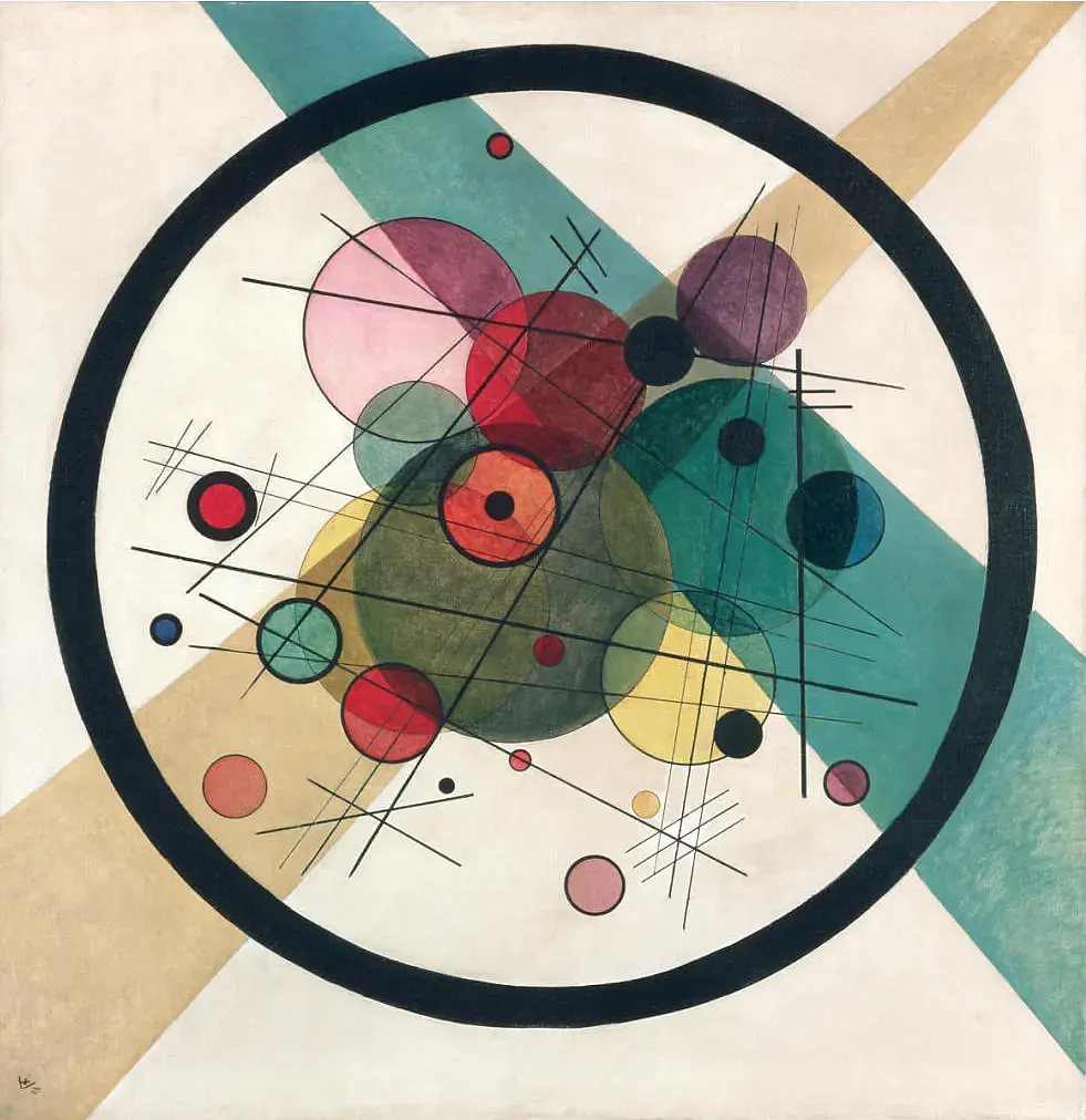 Circles in a Circle, 1923 by Vasily Kandinsky