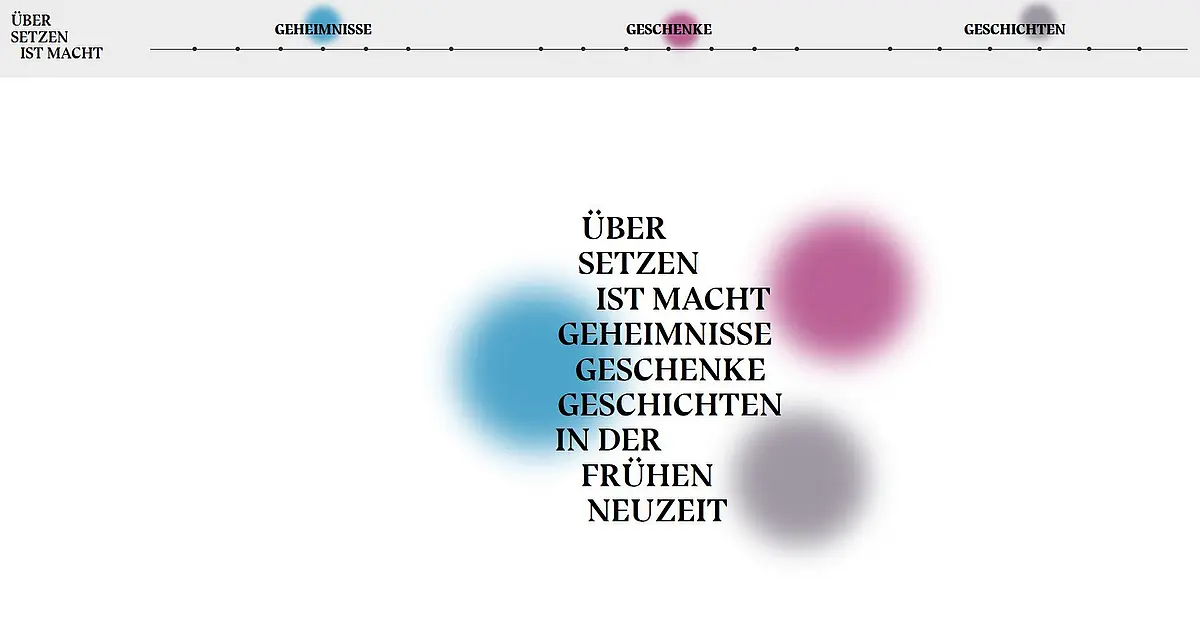 Digitale Ausstellung des SPP 2130