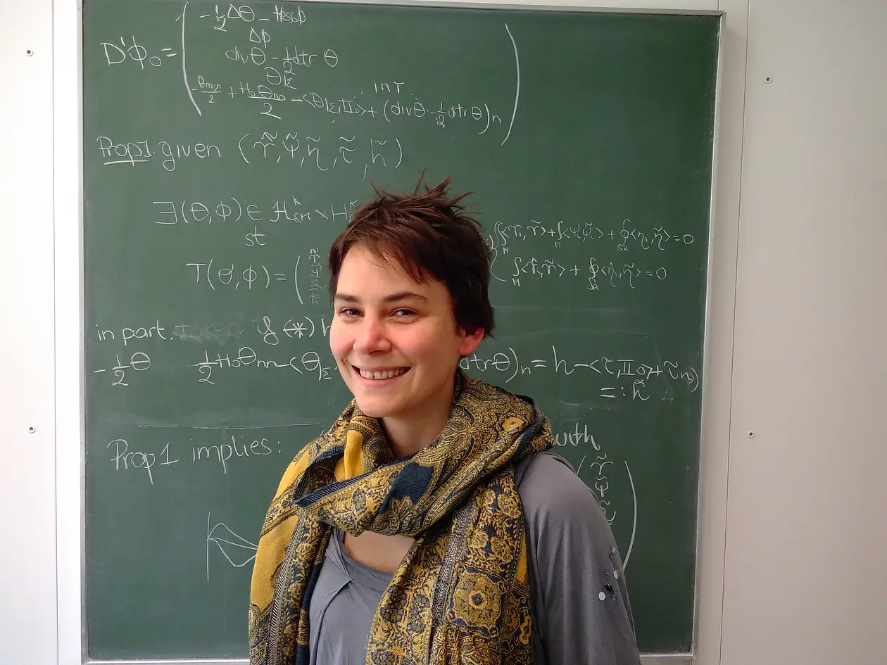 Sophia Jahns, Doctor of Mathematics and science communicator. Photo: Julien Sessler