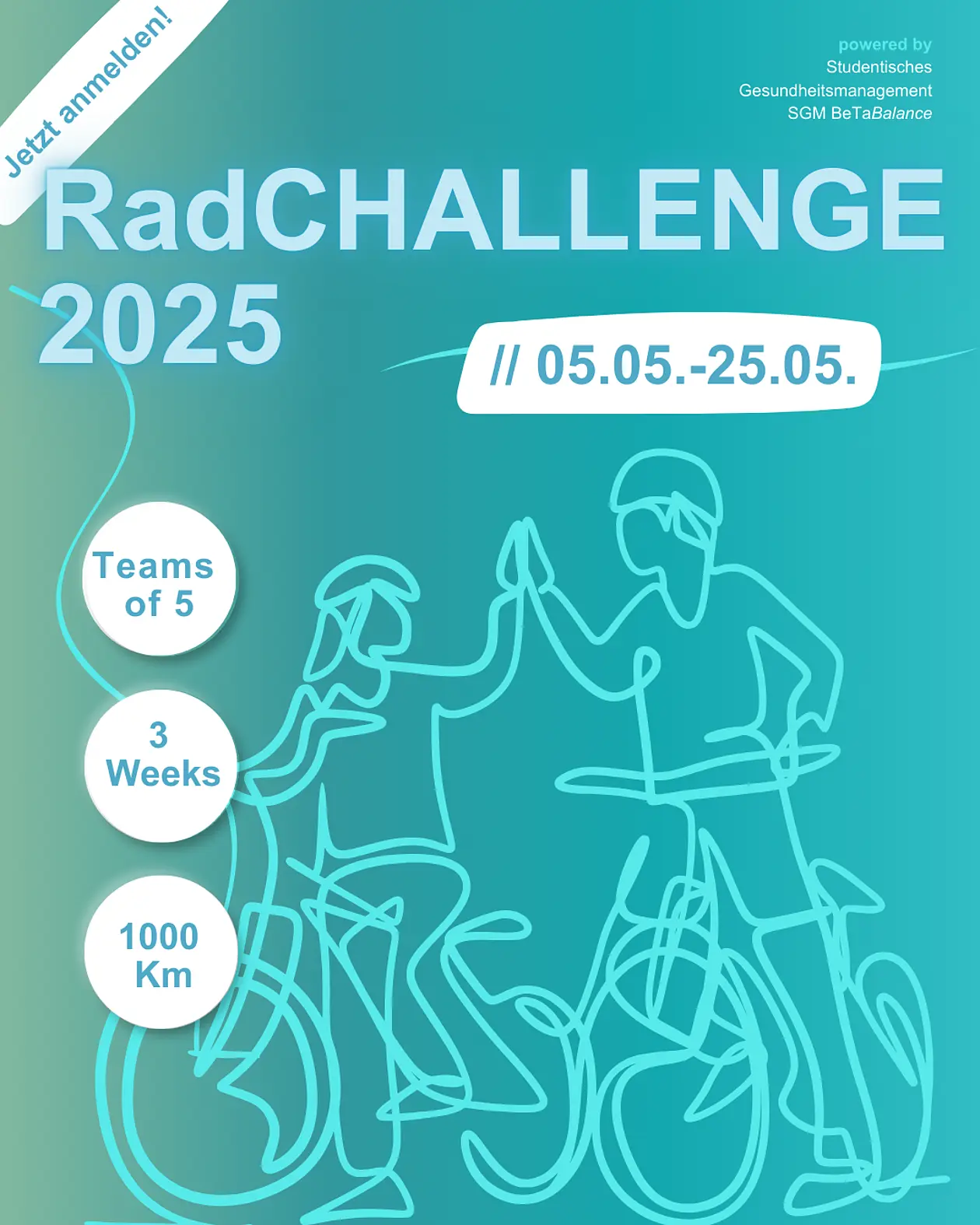 [Translate to English:] Werbeplakat RadCHALLENGE
