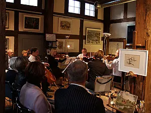 Musikalisch umrahmt wurde die Matinee durch das Bell' Arte Streichquintett Ravensburg. Foto: Regionalgruppe Ravensburg