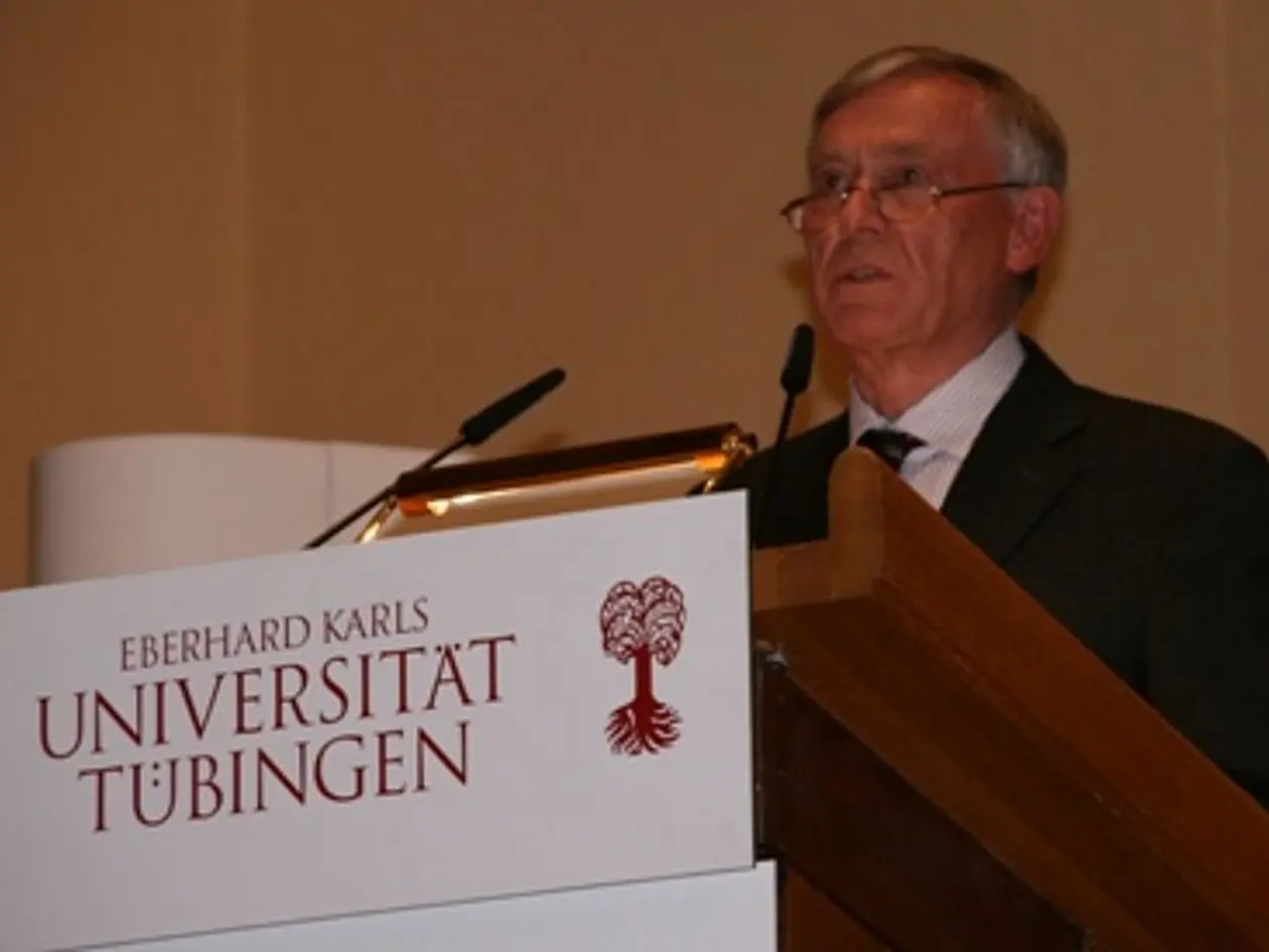 Bundespräsident a.D. Horst Köhler sprach beim Festakt zum 200-jährigen Bestehen des Fachbereichs Wirtschaftswissenschaft. Foto: Universität Tübingen/Friedhelm Albrecht