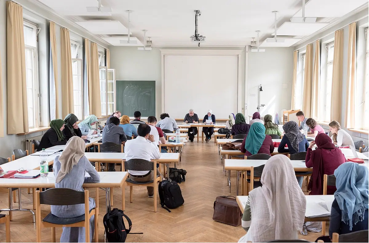 Classroom with students