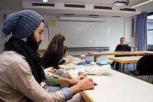 Claus Kleber, Honorarprofessor am Institut für Medienwissenschaft, begleitete das Projekt als Mentor