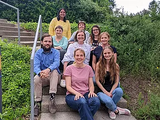 Gruppenfoto der Abt. Molekulare Zellbiologie 