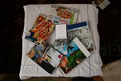 Die Spiralblöcke von PapierPilz bestehen zu 96% aus Recycling-Material. Foto: PapierPilz