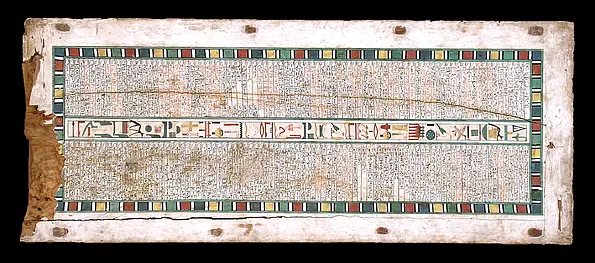 Abb. 8: Der Sarg des Imeni, Innenseite, Deckel