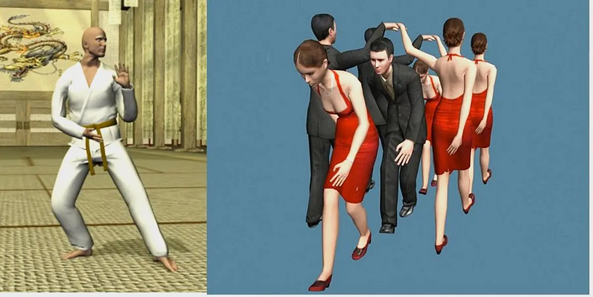 3D models of the way a person moves