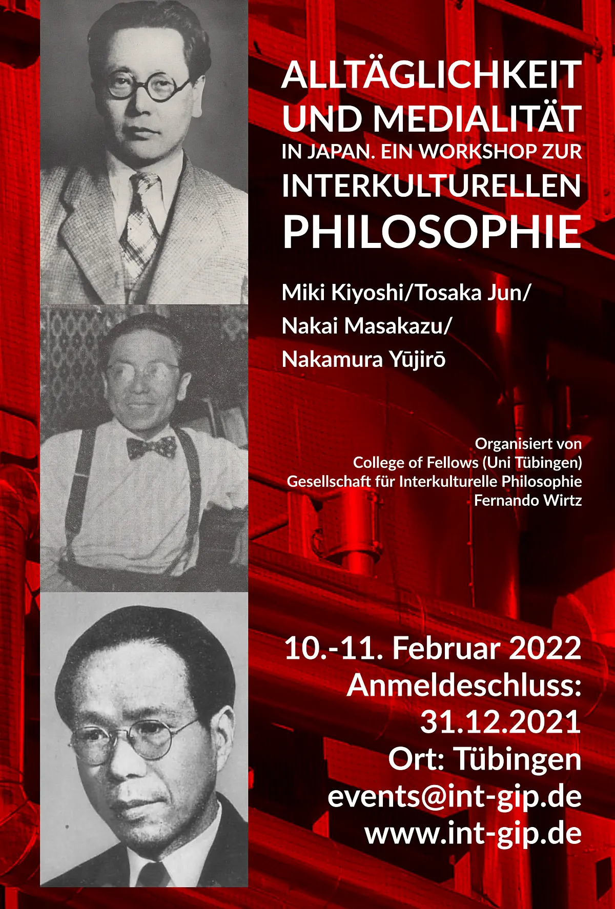 Plakat Workshop Alltäglichkeit und Mentalität in Japan