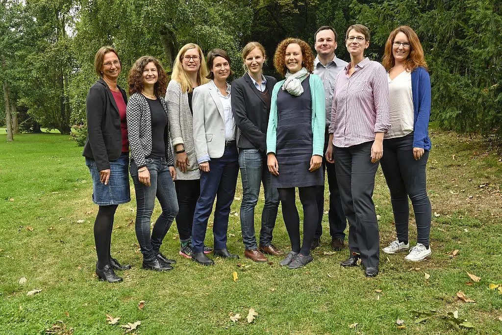[Translate to Englisch:] Gruppenbild der Postdocs am Hector-Institut