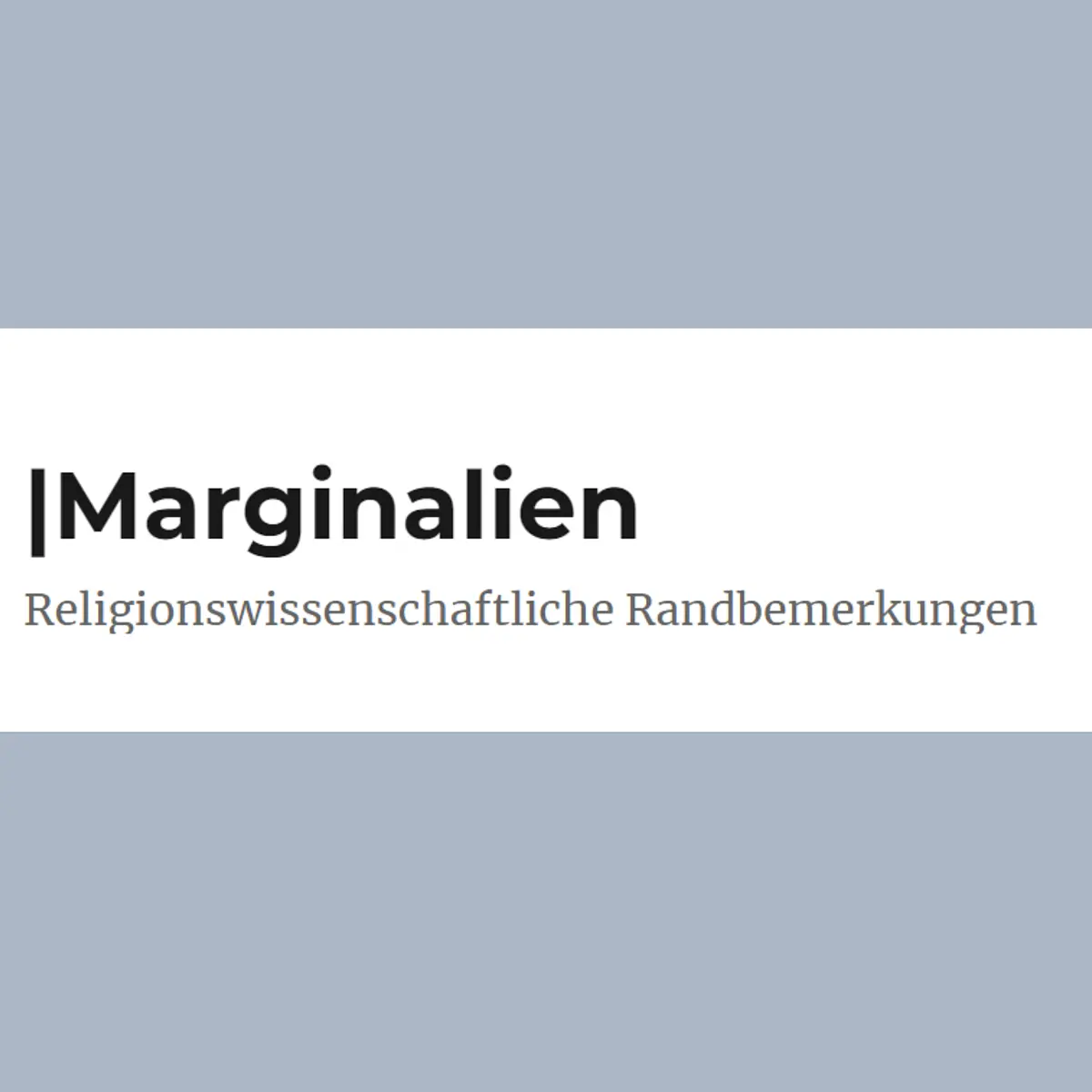 Marginalien Cover