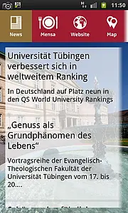 Uni Tübingen App für Android