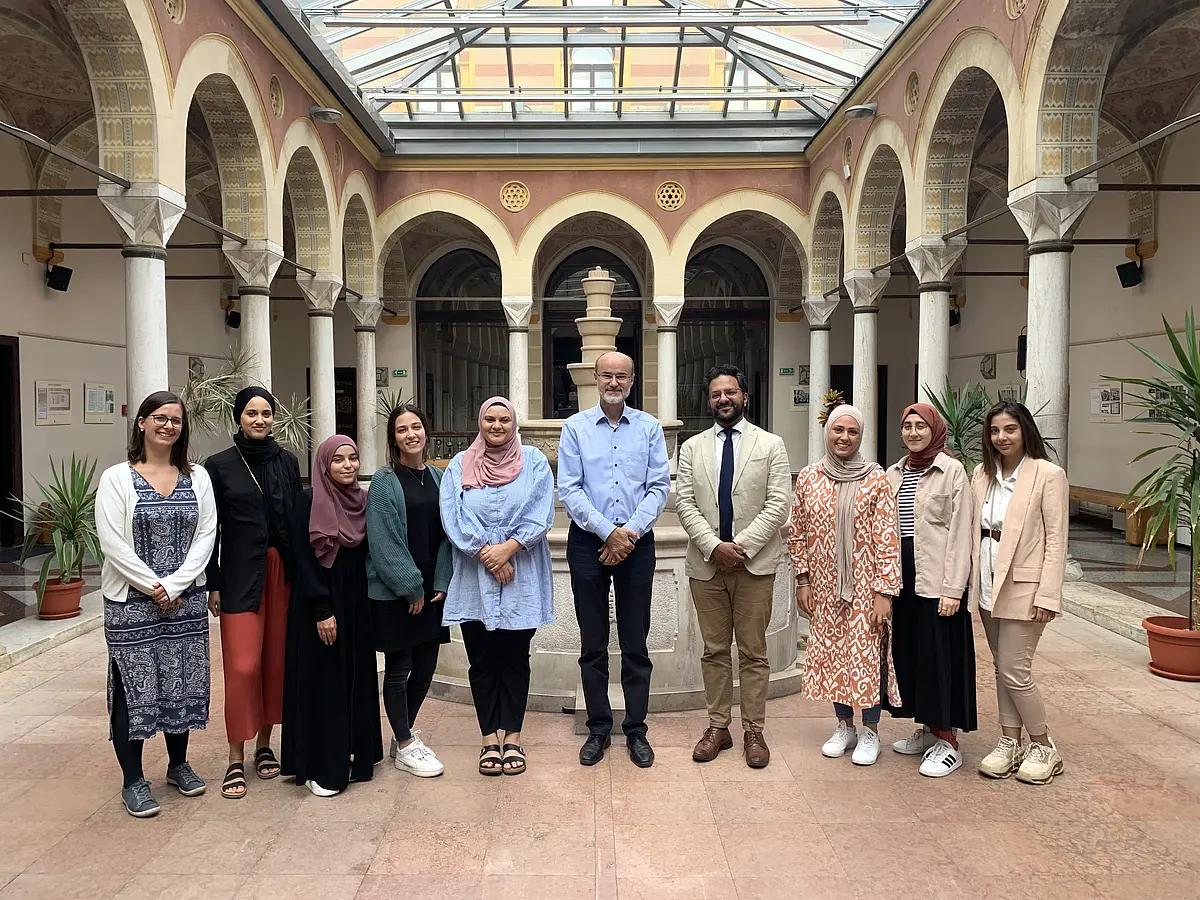 Group photo of the students in Sarajevo