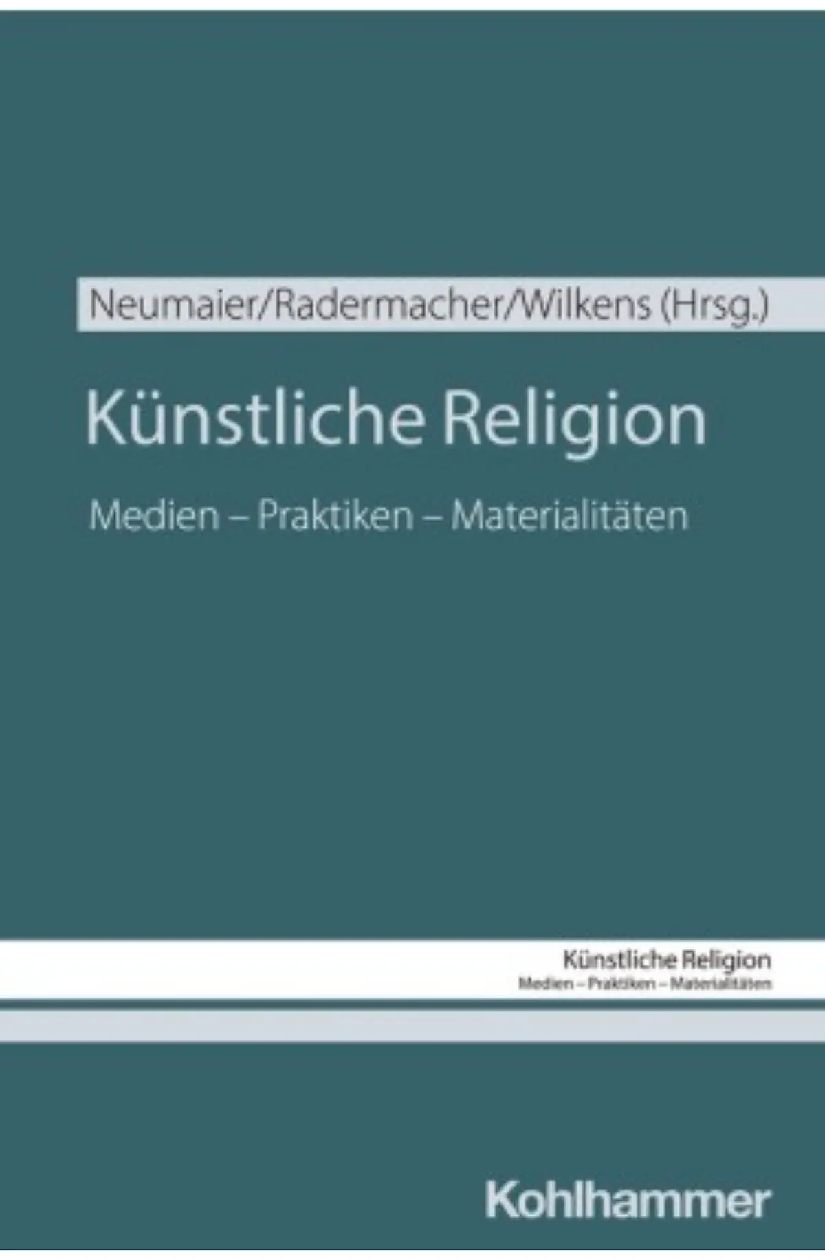image of the cover of the book Künstliche Religion