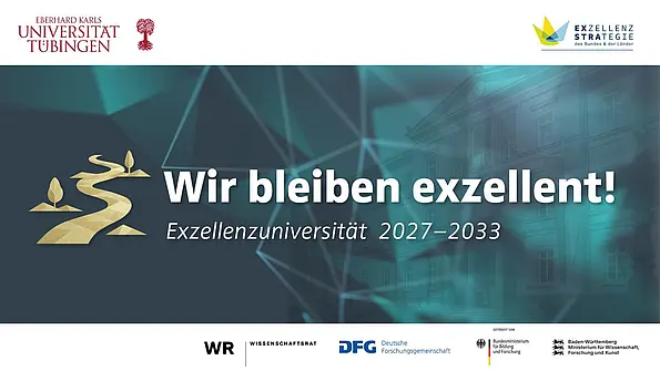Download des Bildes mit Schriftzug "Wir bleiben exzellent"