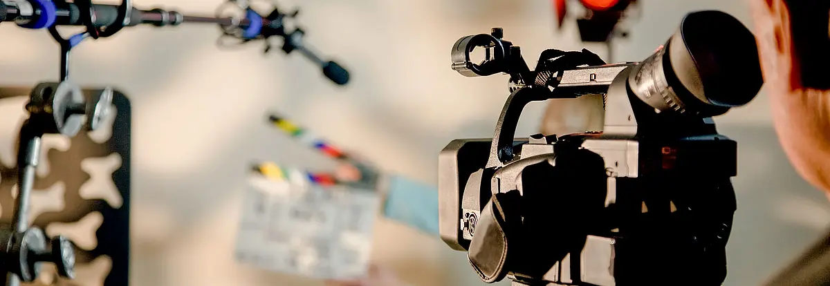 Filmende Videokamera
