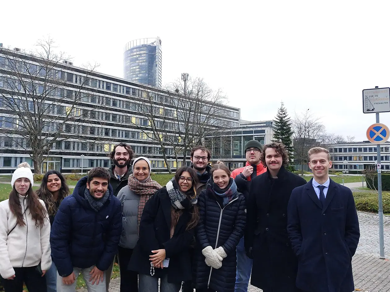 Gruppenbild der Exkursionsteilnehmenden