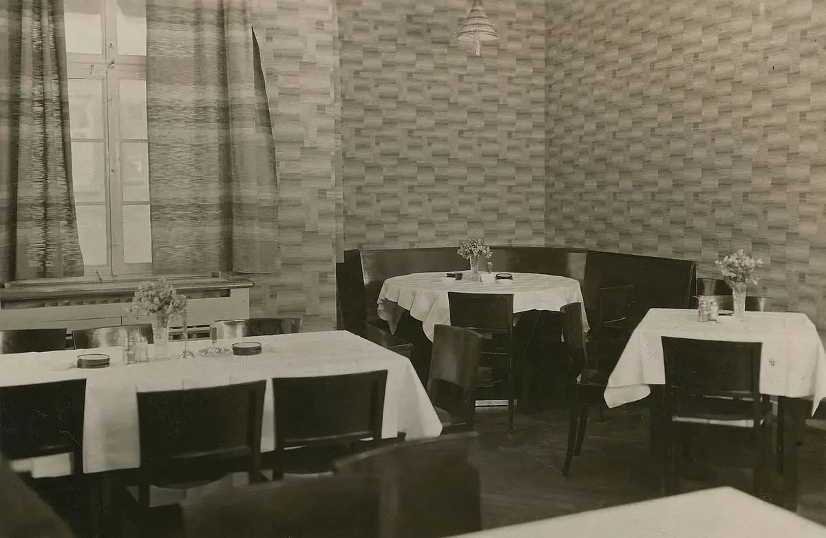 Das Restaurant im Museum nach dem Umbau 1929