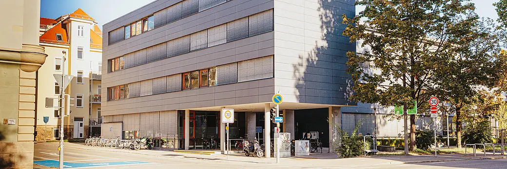 Ein Gebäude der Universität Tübingen in der Wilhelmstraße