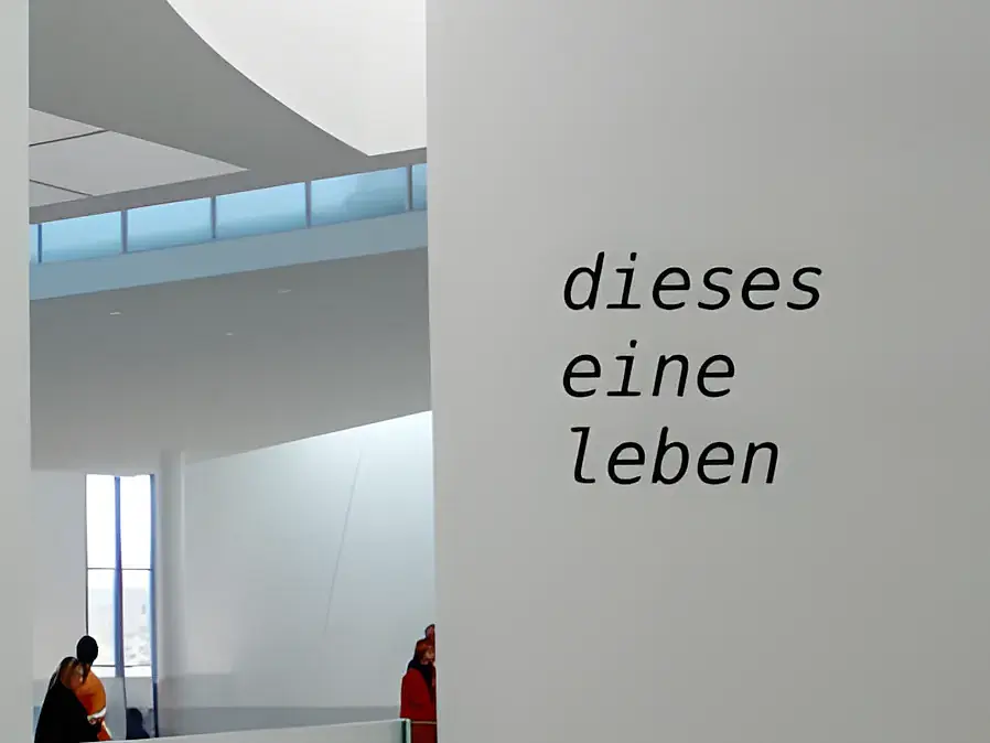 Logo mit Schriftzug "dieses eine leben"