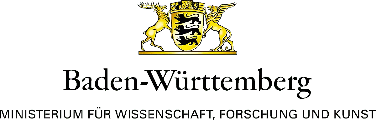 Das Bild zeigt das Logo des Ministeriums für Wissenschaft, Forschung und Kunst Baden-Württemberg.