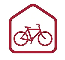 Grafik: Fahrrad in Haus