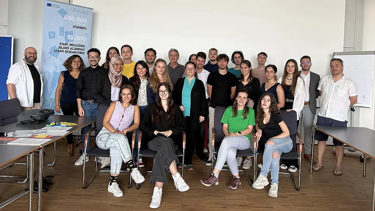 Group photo of a class