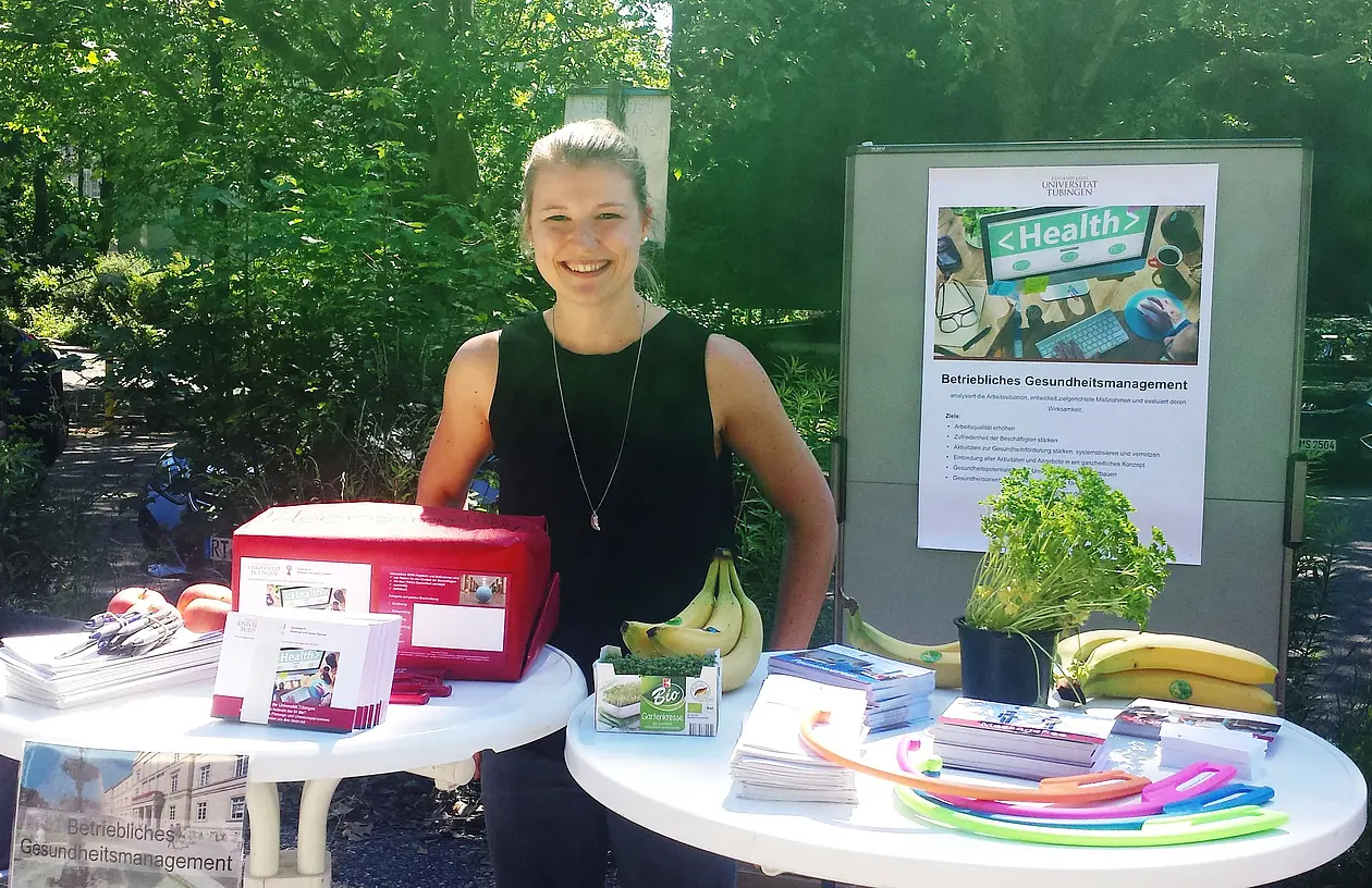 Annika Jahn, Koordinatorin des Betrieblichen Gesundheitsmanagements BGM beim Aktionstag