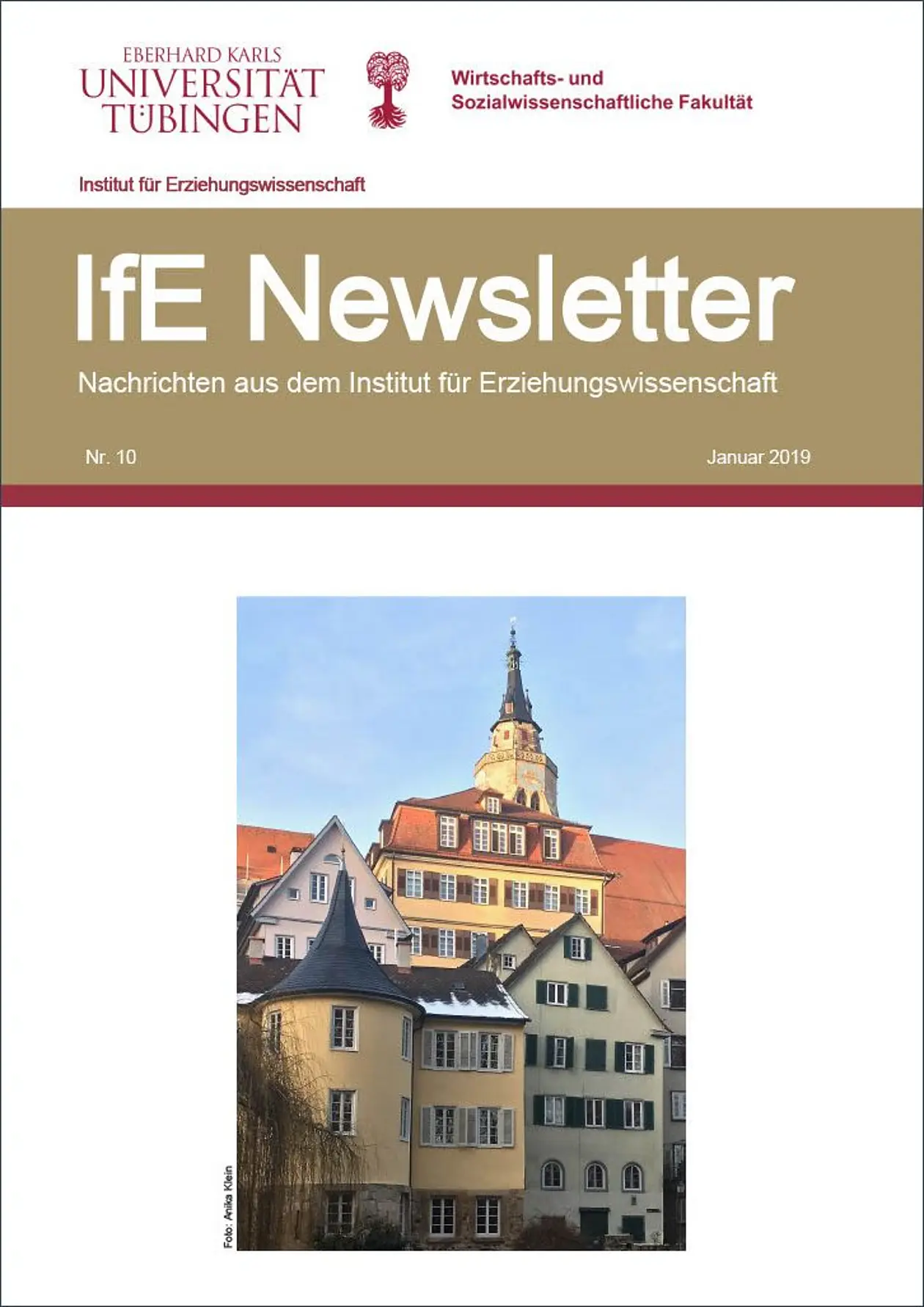 Titelbild des zehnten Newsletters