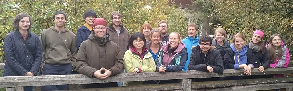 All 16 participating EVEREST students during the 2019 PhD retreat