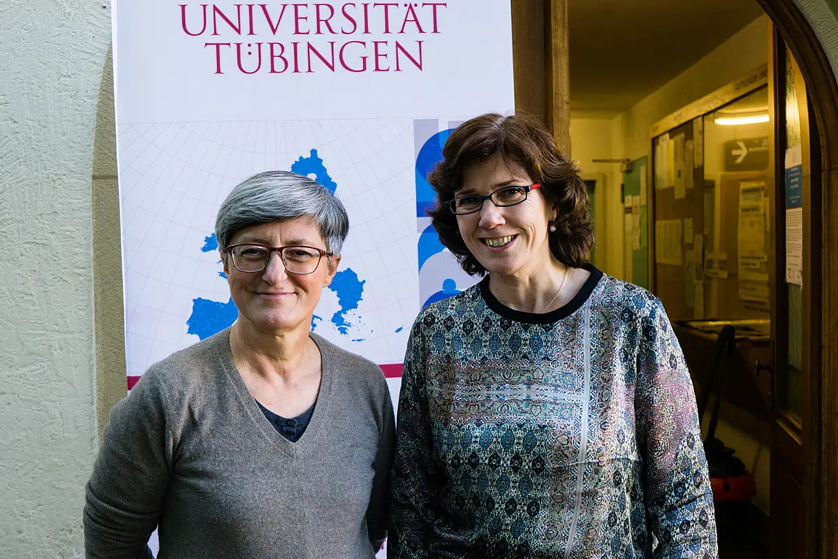 Prof. Dr. Simona Piattoni at the 2017 PRRIDE Guest Lecture with Prof. Dr. Gabriele Abels.
