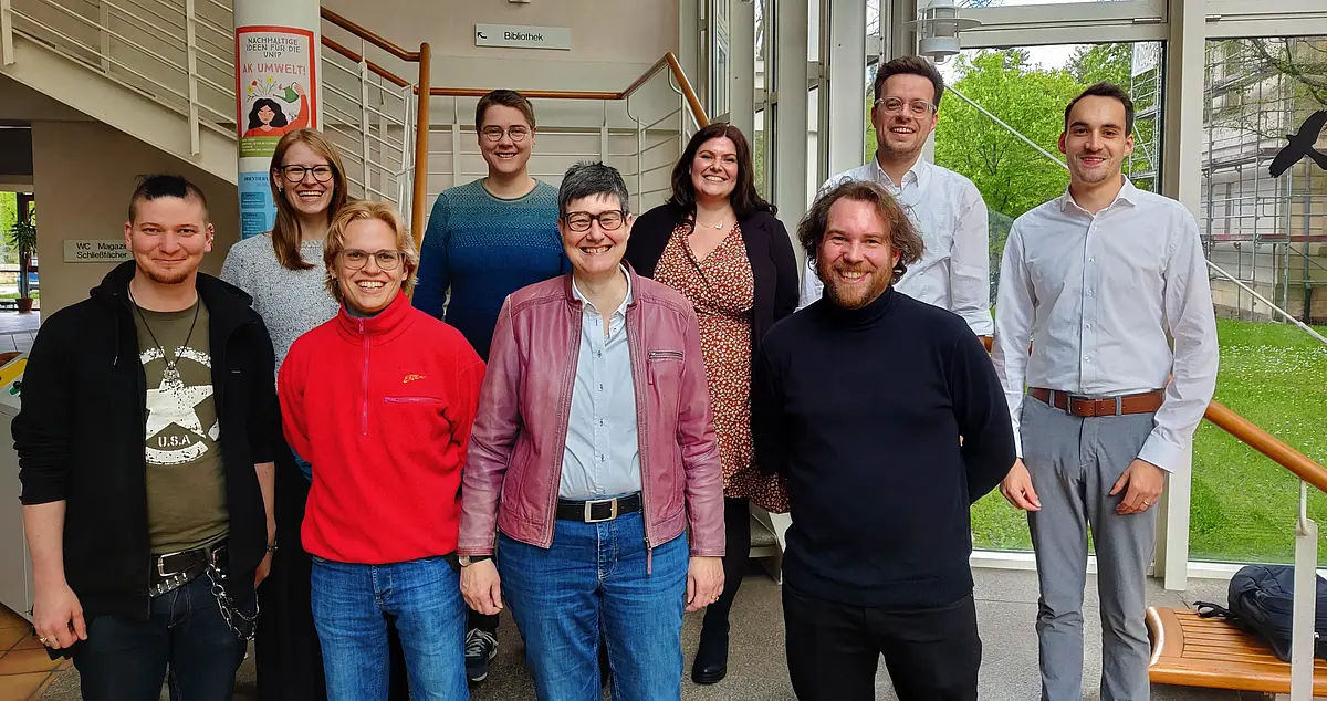 Gruppenbild mit den Angehörigen des Lehrstuhls Fundamentaltheologie