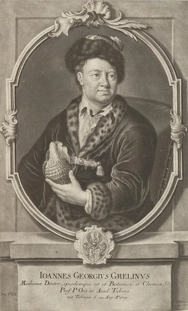 Johann Georg Gmelin (1709-1755). Bilddatenbank Universitätsbibliothek Tübingen:https://tobias-bild.uni-tuebingen.de/full/23627