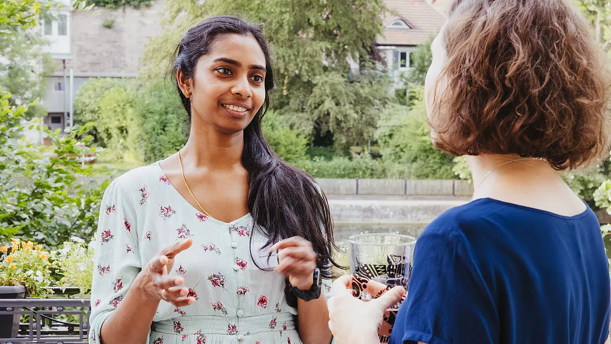 Eine Alumna des Deutschlandstipendiums berichtet über ihre beruflichen Erfahrungen. 