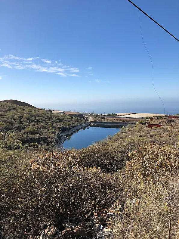 Rainwater storage for agriculture in the Canary Islands. 