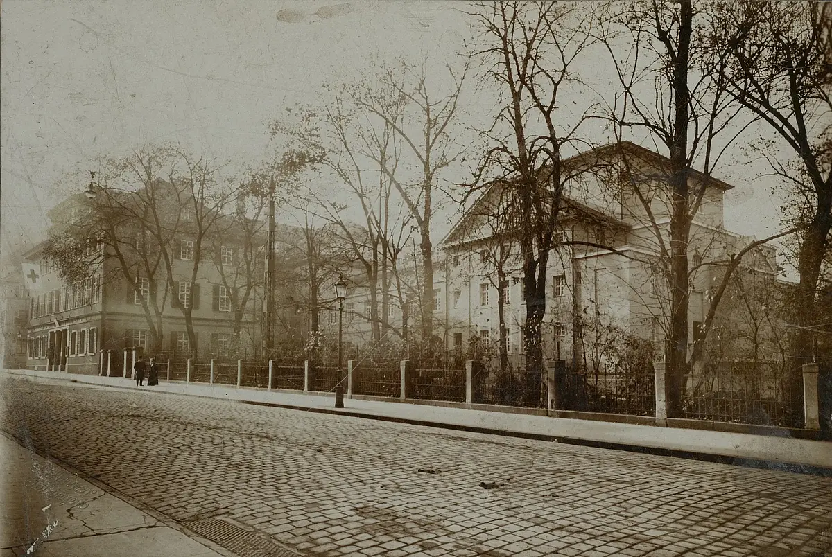 Das Gebäude des Museums von der Wilhelmstraße aus, 1929
