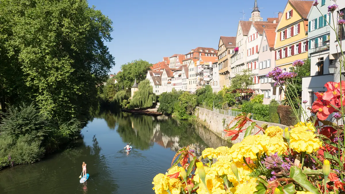 Photo of the Tübingen Neckarfront