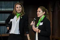 Stefanie Gürtler und Nathalie Jörißen, beide Alumni der Universität Tübingen und jetzt Personalberaterinnen bei Ratbacher