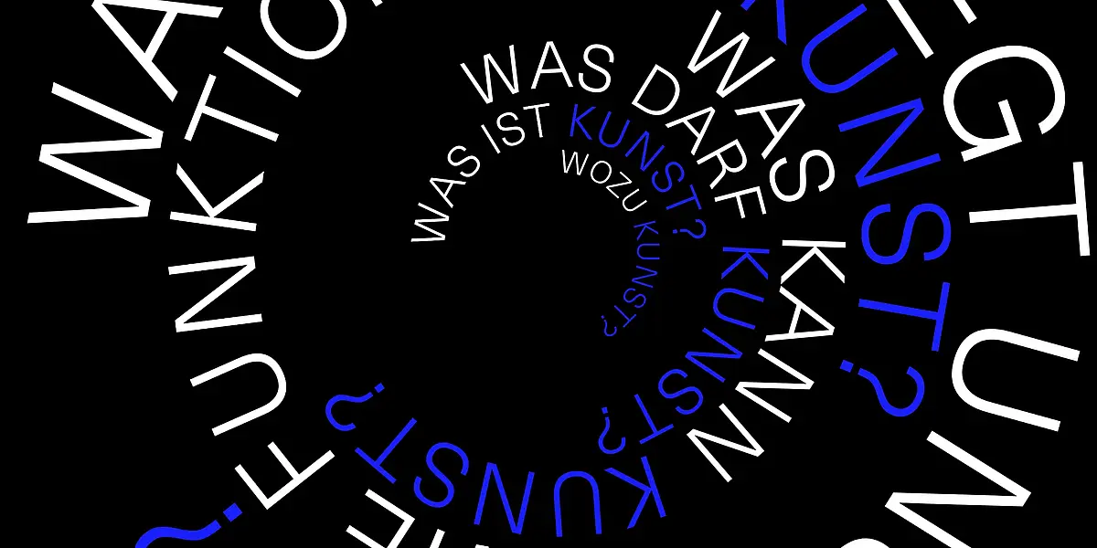 Spirale aus Aussagen über Kunst