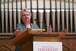 Professor Dr. Annette Schavan zu Gast an der Universität Tübingen.