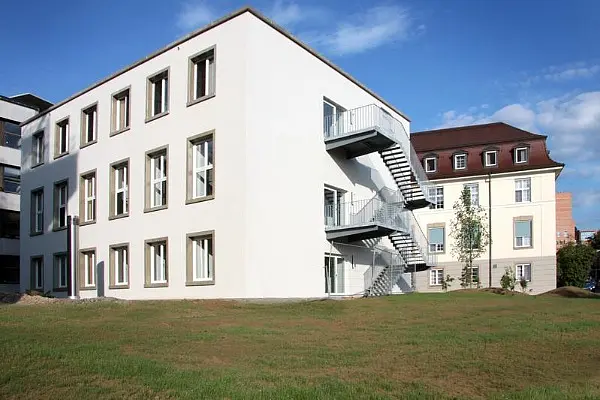 Der neue Erweiterungsbau der Universitäts-Hautklinik Tübingen. Foto: Universitätsklinikum Tübingen