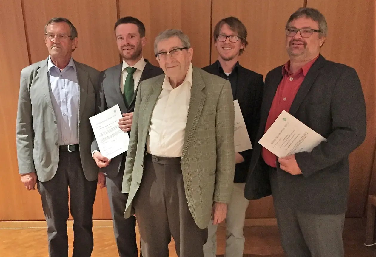 Gruppenbild der Walter-Schall-Preisträger 2018