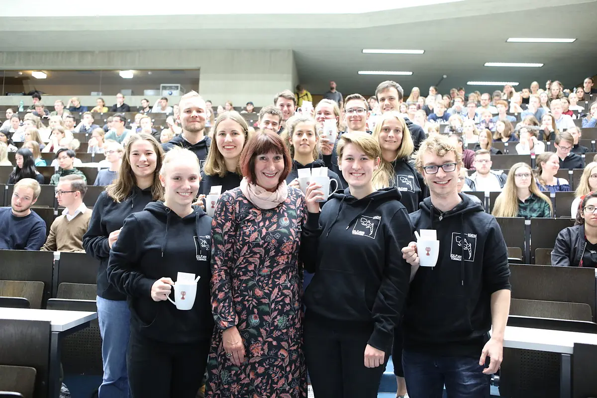 Träger des Sonderpreises für herausragendes studentisches Engagement: Das interdisziplinäre studentische iGEM-Team Tübingen.