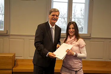 Die Stipendiatin des Zentrums für Islamische Theologie, Hasnaa Dahabi.