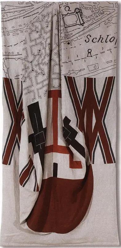 Hybride Topographien, Leinwandobjekt 2000