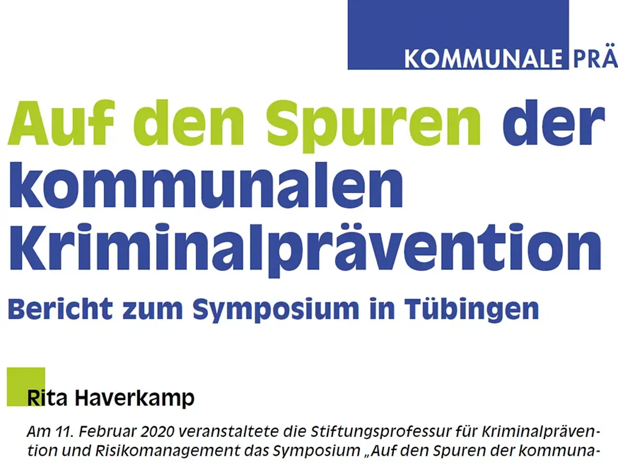 Artikel forum kriminalprävention