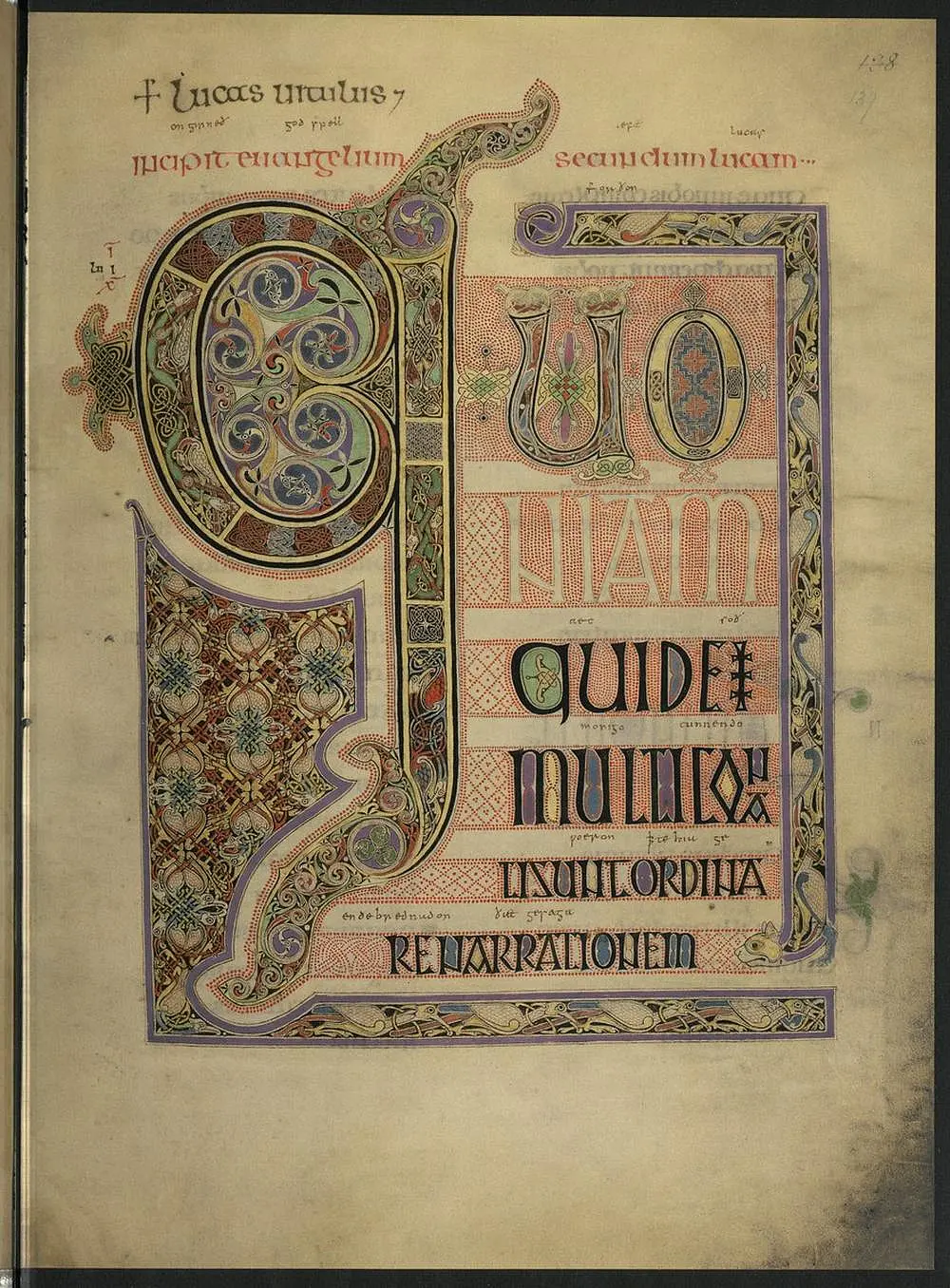 Signatur: 53 C 12-1, fol. 139r: Incipitseite zu Lukas