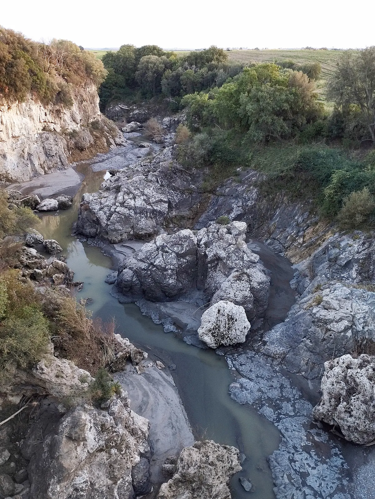 Das Fiora-Tal bei Vulci.