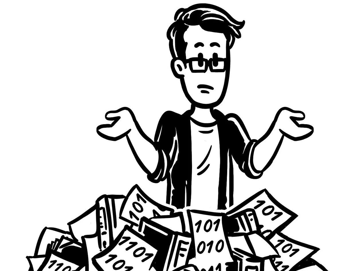 Wie umgehen mit den wachsenden Datenbergen? Obwohl Künstliche Intelligenz und Maschinelles Lernen immer häufiger Thema in den Medien sind, können sich viele Menschen darunter nichts vorstellen. Das will die Universität Tübingen mit einem Erklärvideo nun ändern.  Bild: Universität Tübingen.
