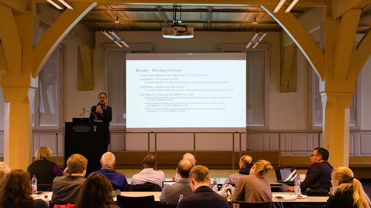 Auf diesem Bild ist ein Ausschnitt des SEM Meeting 2019 zu sehen. Es ist das Symbolbild für den Bereich Events.